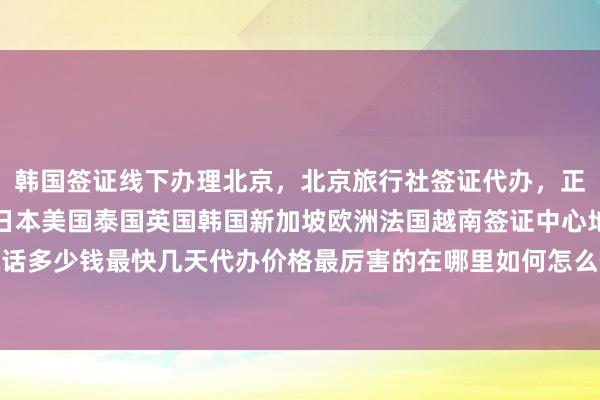 韩国签证线下办理北京，北京旅行社签证代办，正规公司华网旅签平台，日本美国泰国英国韩国新加坡欧洲法国越南签证中心地址电话多少钱最快几天代办价格最厉害的在哪里如何怎么你知道为什么出国旅游旅游全球